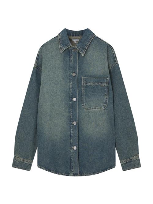 Pull&Bear Overgangsjakke  blue denim