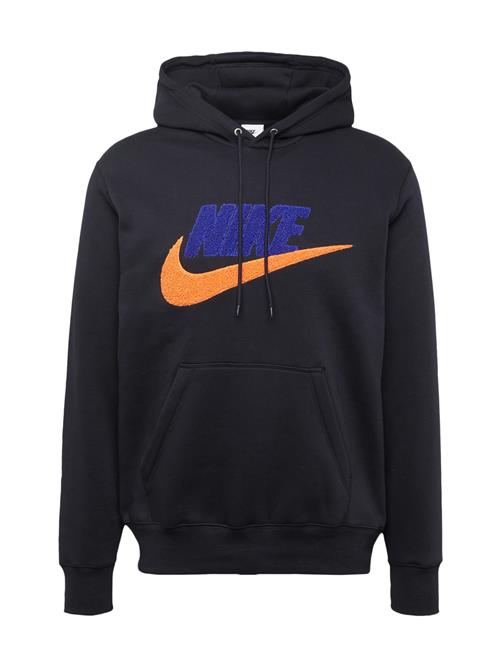 Nike Sportswear Sweatshirt 'CLUB'  ensian / orange / sort