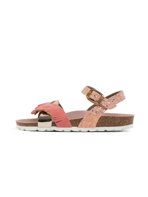 Bayton Sandaler 'Franny'  beige / guld / pink