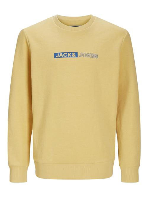 Jack & Jones Junior Sweatshirt  mørkeblå / gul