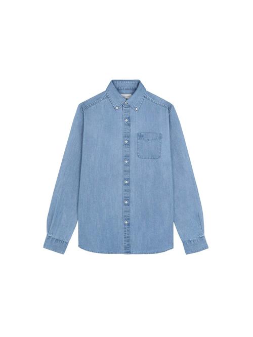 Scalpers Skjorte 'New Forest'  blue denim