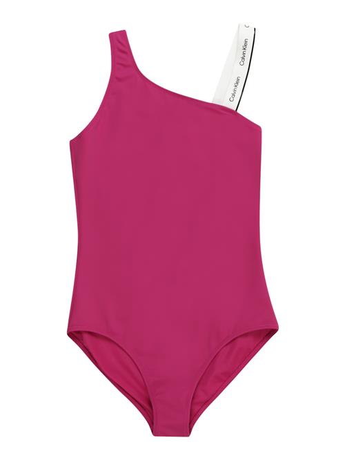 Calvin Klein Swimwear Badedragt  lilla / hvid