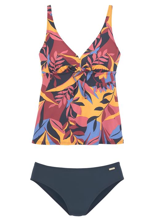 SUNSEEKER Tankini  marin / orange / hindbær