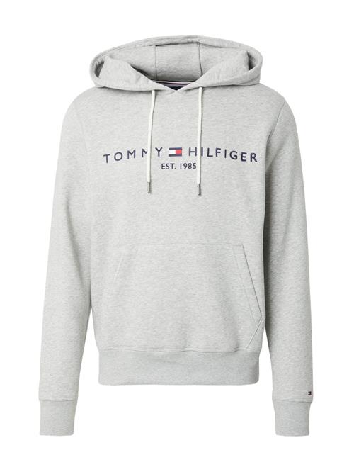 Se TOMMY HILFIGER Sweatshirt  navy / grå-meleret / rød / hvid ved About You