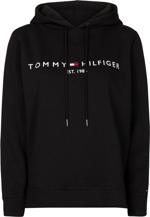 Se TOMMY HILFIGER Sweatshirt  mørkeblå / rød / sort / hvid ved About You