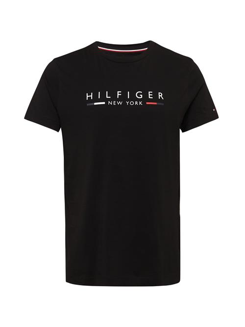 TOMMY HILFIGER Bluser & t-shirts 'New York'  rød / sort / hvid