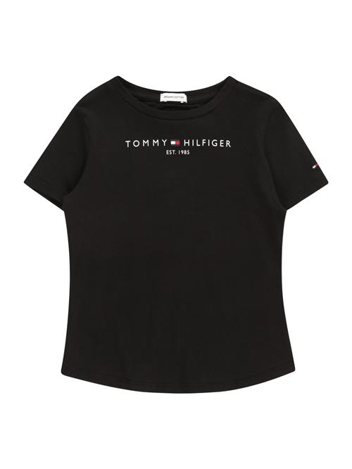 Se TOMMY HILFIGER Bluser & t-shirts  rød / sort / hvid ved About You