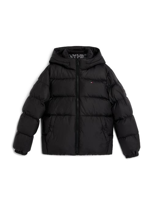 TOMMY HILFIGER Overgangsjakke 'Essential'  navy / brandrød / sort / hvid