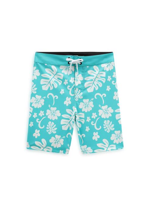 VANS Badeshorts 'Always Aloha'  aqua / hvid