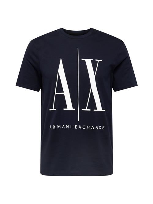 ARMANI EXCHANGE Bluser & t-shirts '8NZTPA'  natblå / hvid