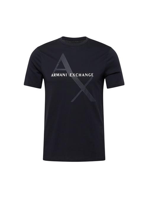 Se ARMANI EXCHANGE Bluser & t-shirts  natblå / hvid ved About You