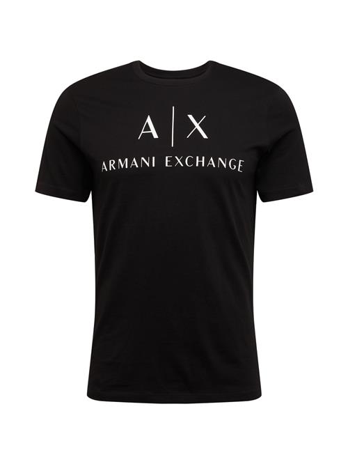 ARMANI EXCHANGE Bluser & t-shirts '8NZTCJ'  sort / hvid