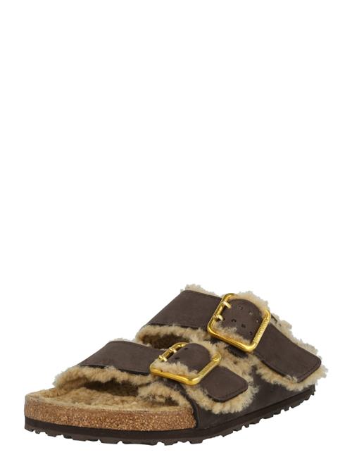 BIRKENSTOCK Pantoletter  lysebeige / brun