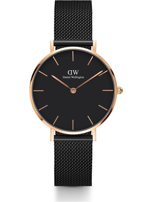 Daniel Wellington Analogt ur 'Petite Ashfield RG Black'  guld / sort