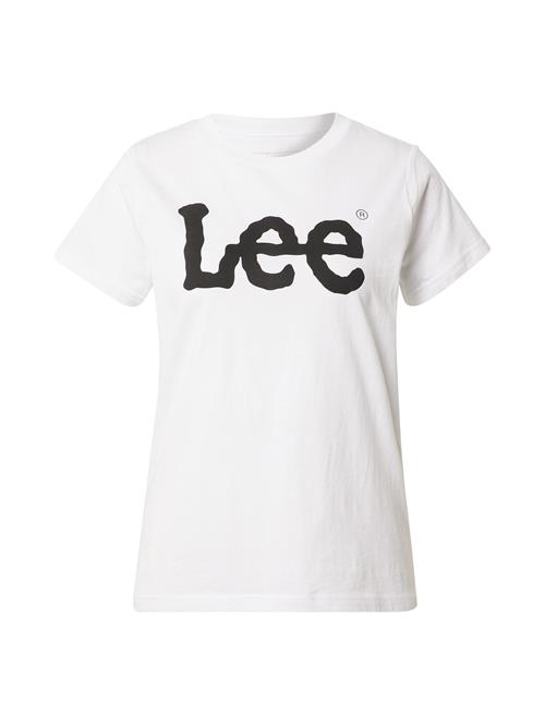 Lee Shirts 'LOGO TEE'  sort / hvid