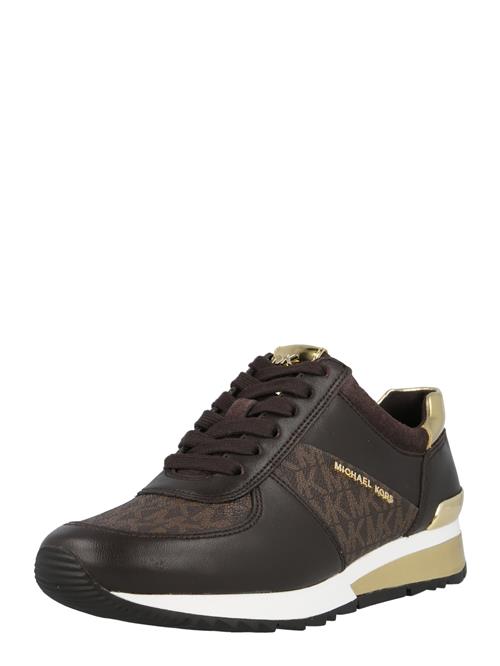 Se MICHAEL Michael Kors Sneaker low 'ALLIE'  brun / kastaniebrun / guld ved About You