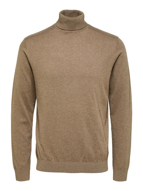 SELECTED HOMME Pullover 'Berg'  mørkebeige