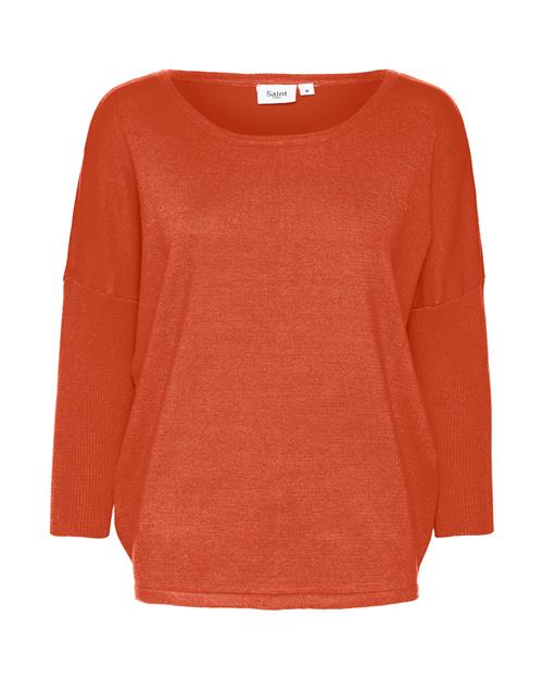 SAINT TROPEZ Pullover 'Mila'  kirsebærsrød