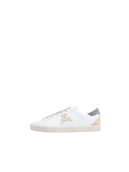 Se Scalpers Sneaker low  beige / sølv / hvid ved About You