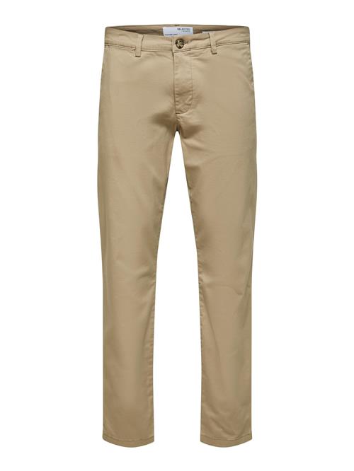 Se SELECTED HOMME Lærredsbukser 'SLHMiles Flex'  beige ved About You