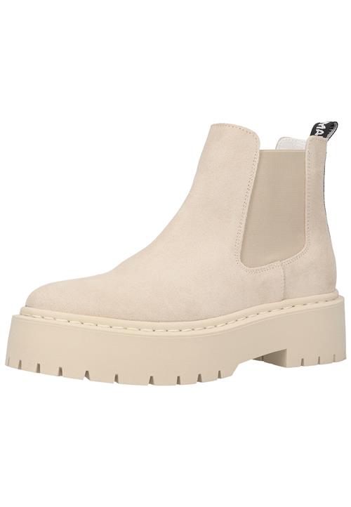 STEVE MADDEN Chelsea Boots 'Veerly'  beige / sort / hvid