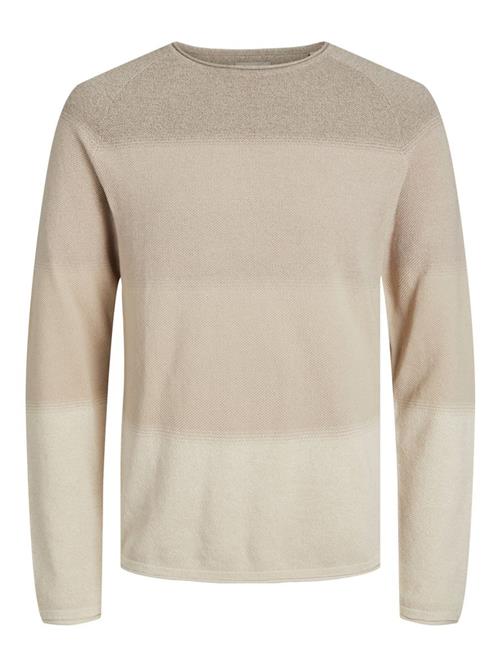 Se JACK & JONES Pullover 'JJEHill'  beige ved About You