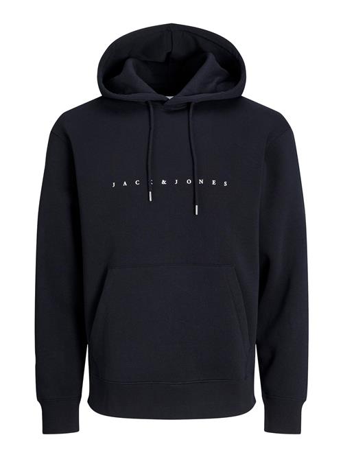 Se JACK & JONES Sweatshirt 'JJEStar'  sort / hvid ved About You