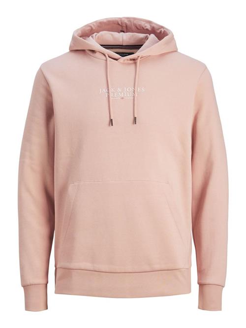 Se JACK & JONES Sweatshirt 'JPRBLUArchie'  pink / hvid ved About You