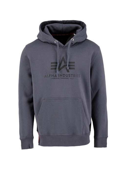 Se ALPHA INDUSTRIES Sweatshirt  mørkegrå / sort ved About You