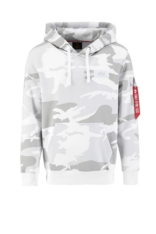 ALPHA INDUSTRIES Sweatshirt  grå / rød / sort / hvid