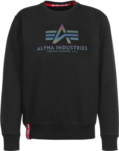 ALPHA INDUSTRIES Sweatshirt  blå / grøn / pink / sort