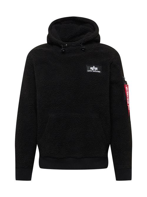 ALPHA INDUSTRIES Sweatshirt  sort