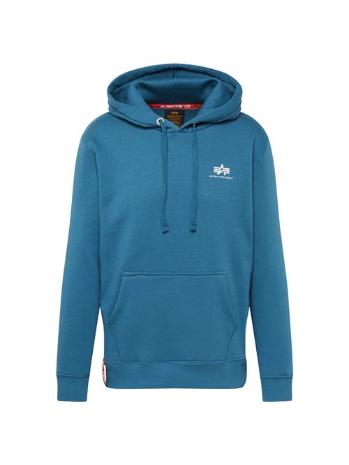 ALPHA INDUSTRIES Sweatshirt  blå / hvid