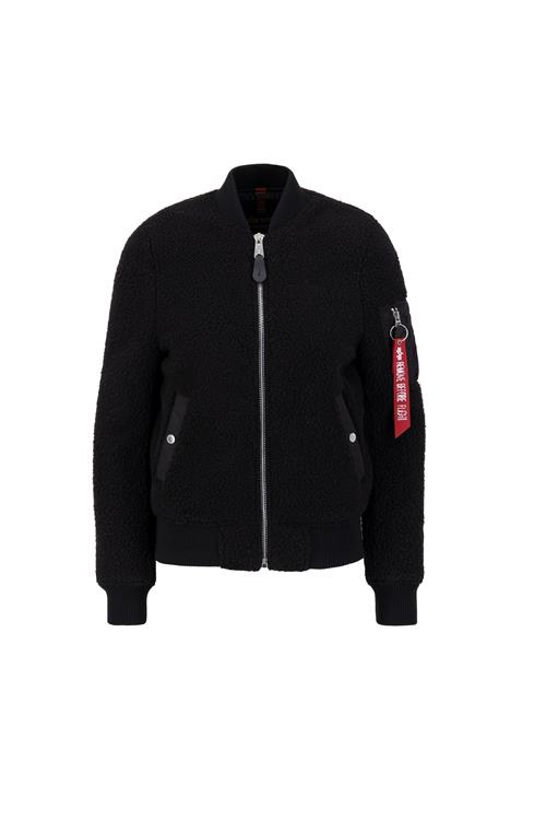 Se ALPHA INDUSTRIES Fleecejakke  blodrød / sort ved About You