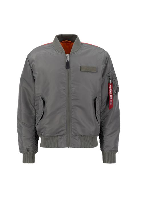 ALPHA INDUSTRIES Overgangsjakke 'Fighter Squadron'  grå / blandingsfarvet