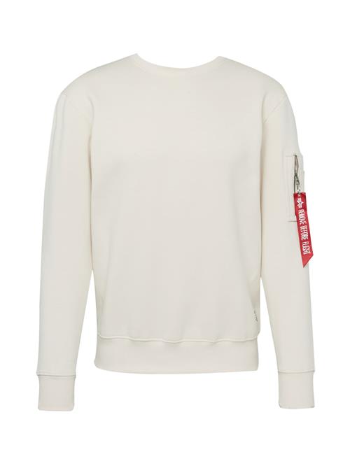 Se ALPHA INDUSTRIES Sweatshirt 'Dragon'  elfenben / brun / antracit ved About You