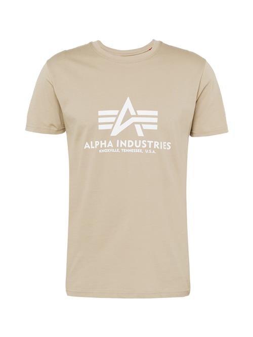 ALPHA INDUSTRIES Bluser & t-shirts  sand / hvid