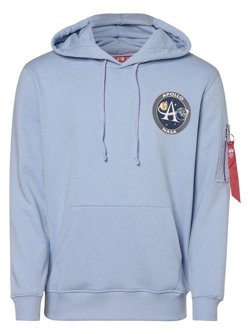 Se ALPHA INDUSTRIES Sweatshirt  lyseblå / blandingsfarvet ved About You