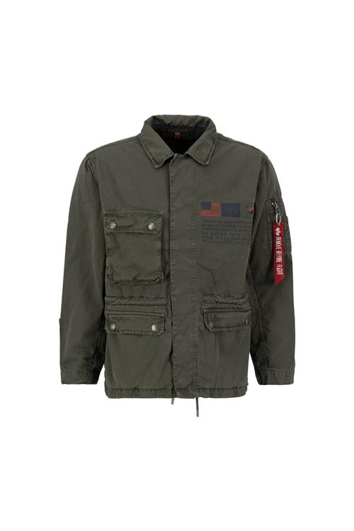 ALPHA INDUSTRIES Overgangsjakke  mørkeblå / grå / rød