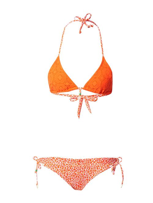 Se Banana Moon Bikini  orange / lys pink / hvid ved About You