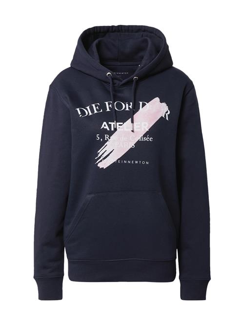 Se EINSTEIN & NEWTON Sweatshirt 'Violett Atelier'  navy / lys pink / hvid ved About You