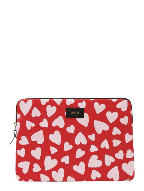 Wouf Laptoptaske 'Amore'  guld / lys pink / blodrød / sort