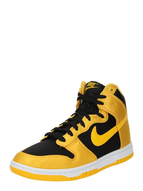 Nike Sportswear Sneaker high 'Dunk'  gul / sort