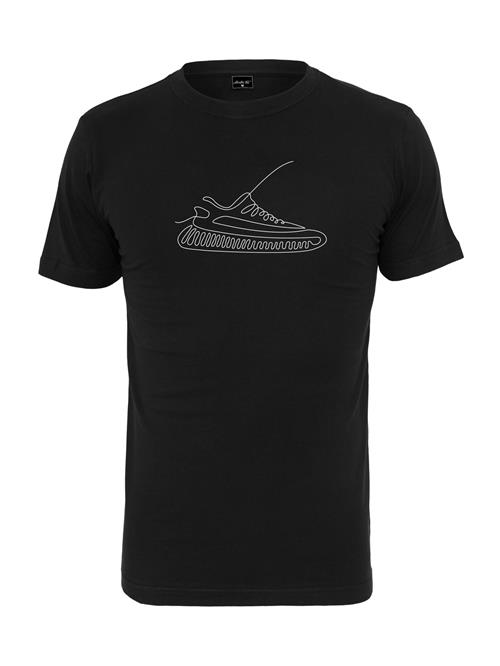 Se Mister Tee Bluser & t-shirts 'One Line Sneaker'  sort / hvid ved About You