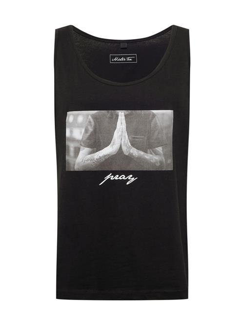 Mister Tee Bluser & t-shirts 'Pray'  grå / sort / hvid