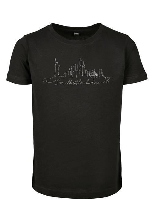 Se Mister Tee Shirts 'Want To Be Here'  sort / hvid ved About You