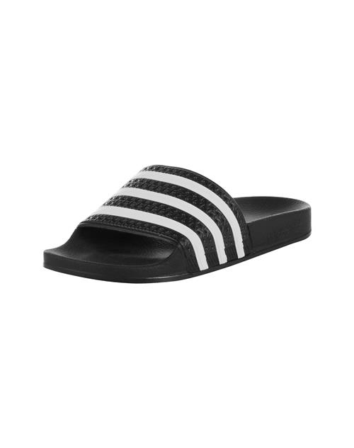 Se ADIDAS ORIGINALS Pantoletter 'Adilette'  sort / hvid ved About You