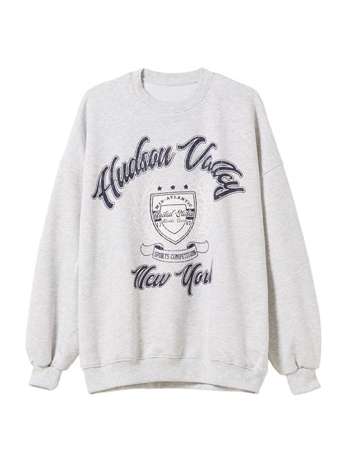 Se Bershka Sweatshirt  grå ved About You