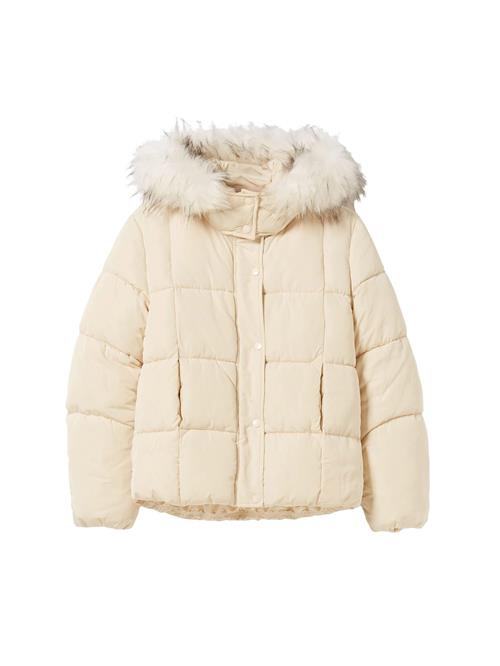 Bershka Vinterjakke  creme