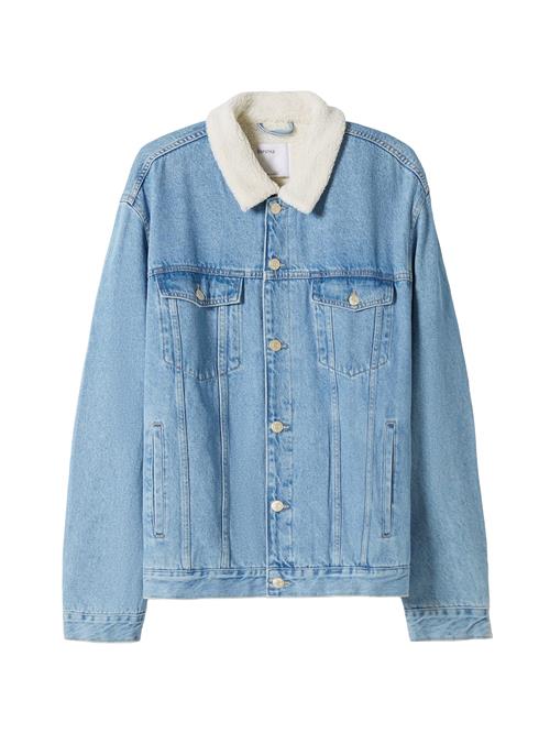 Bershka Overgangsjakke  blue denim